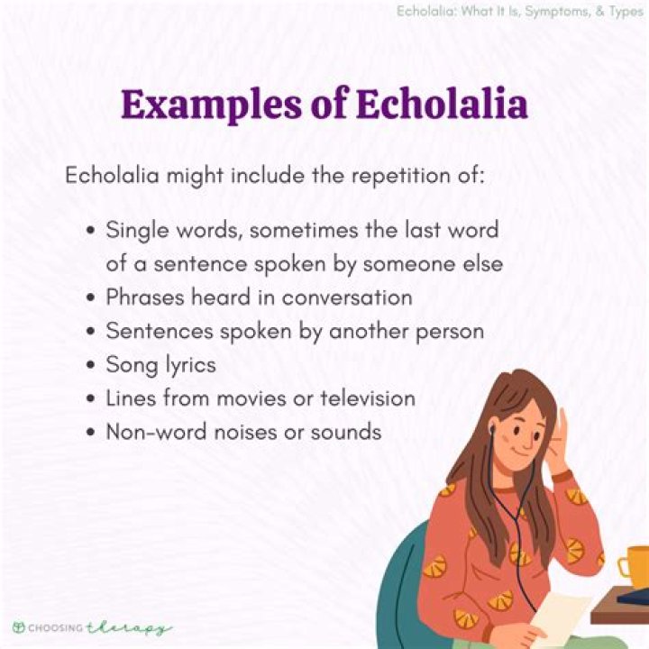 Can autistic adults have echolalia?