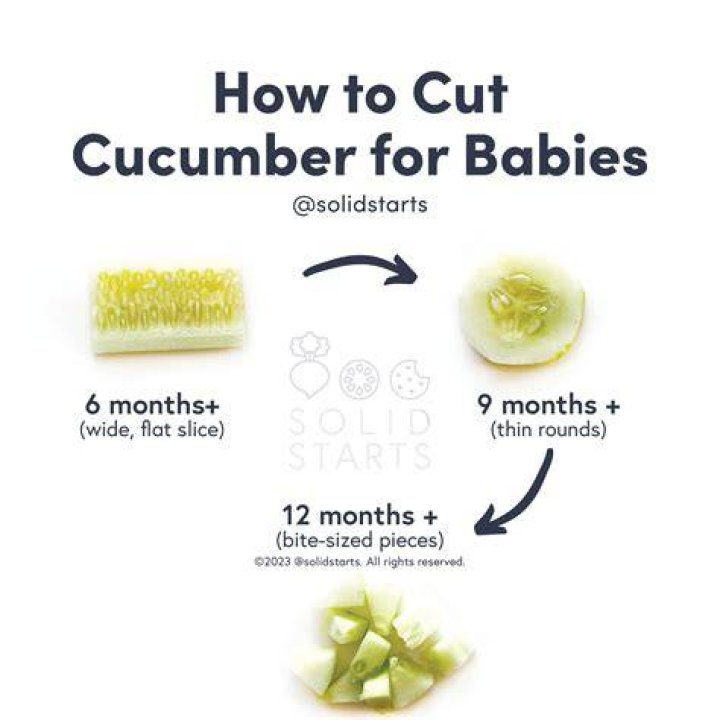 Can I give cucumber to my 6 month old?