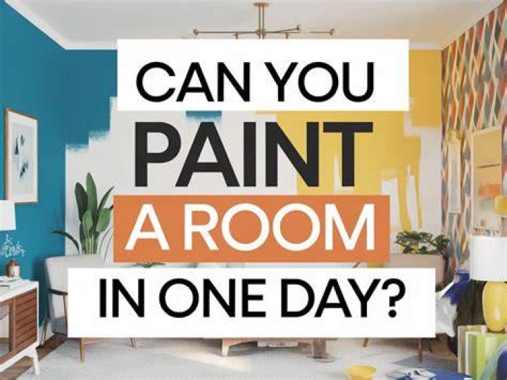 Can I paint a room in one day?