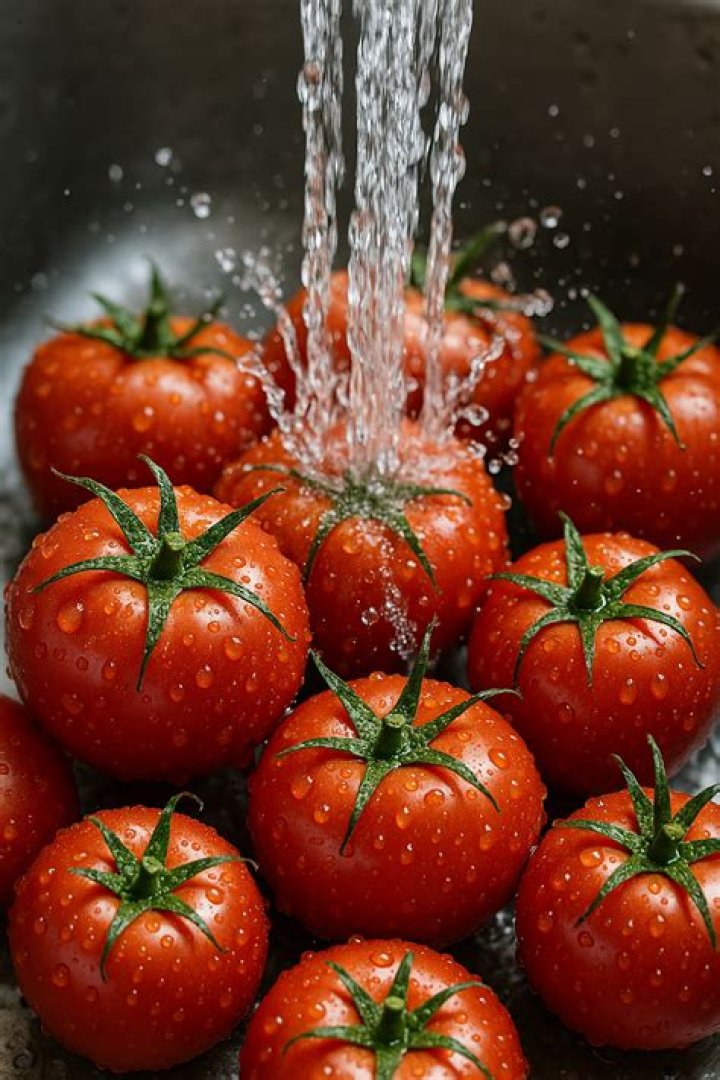 Can I wash tomatoes with vinegar?