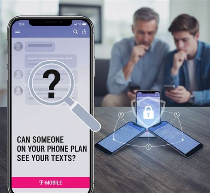 Can someone on your phone plan see your texts T Mobile?