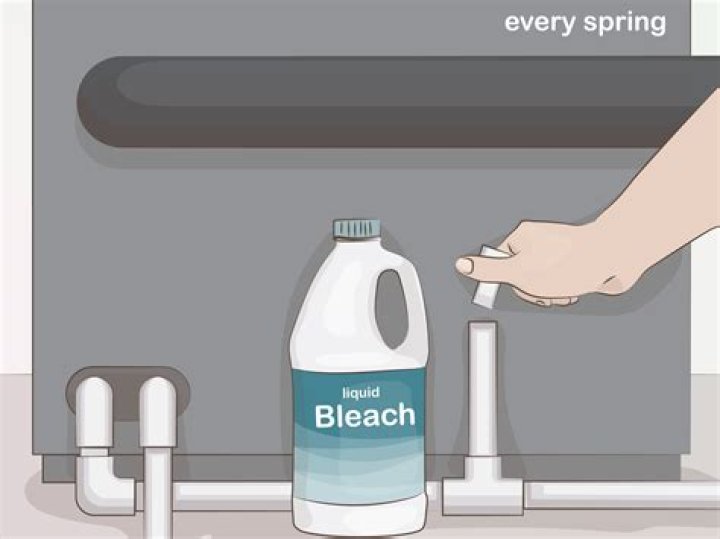 Can you put bleach in outside drain?