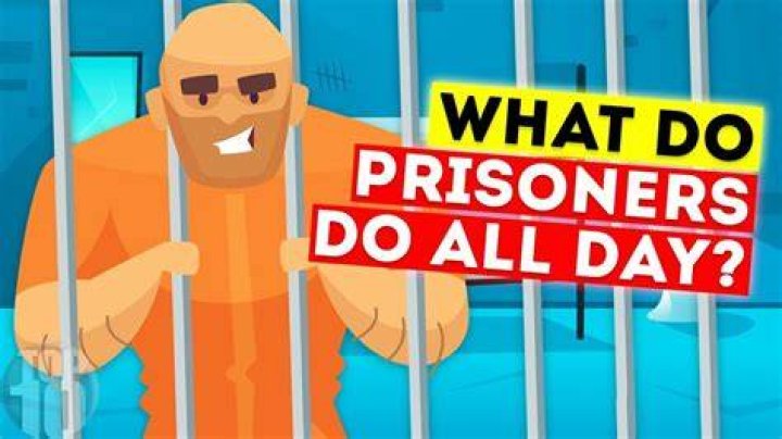 Do prisoners stay in cell all day?