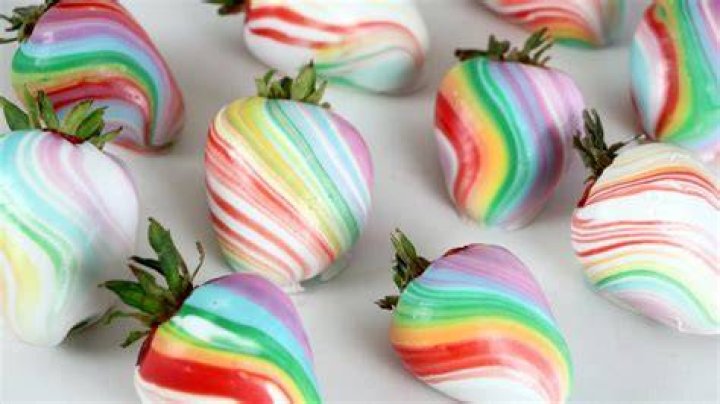 Do rainbow strawberries exist?