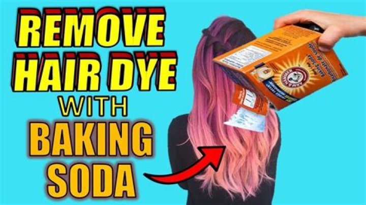 Does baking soda and dish soap remove hair dye?