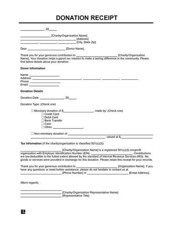Does IRS check donation receipts?