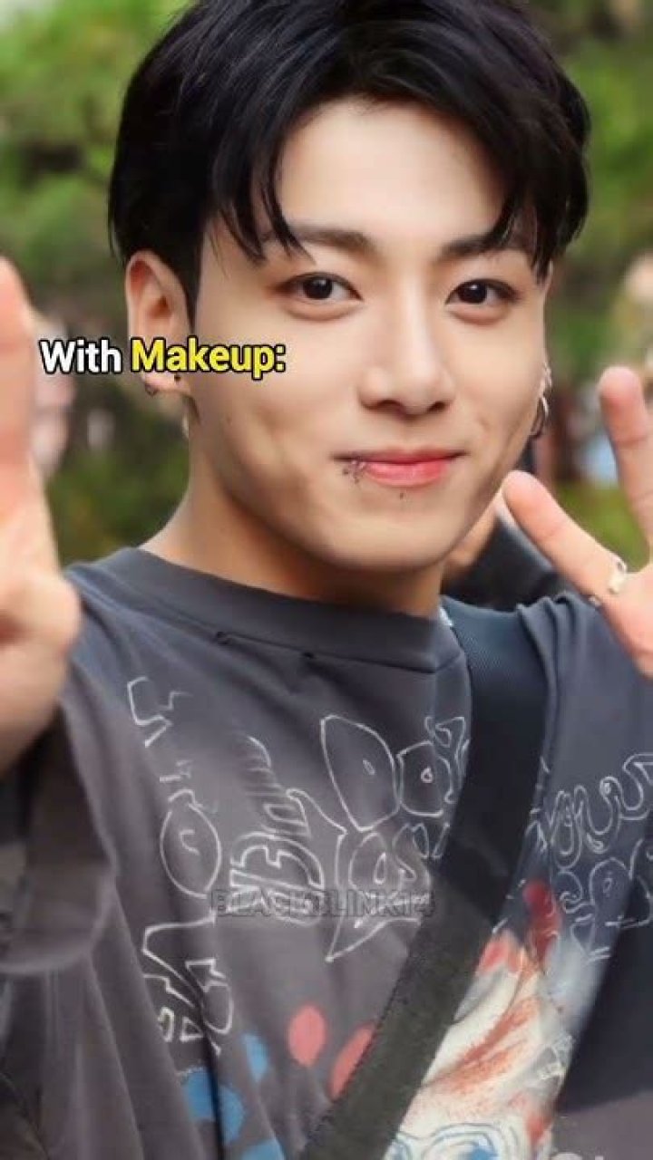 Does Jungkook wear makeup?