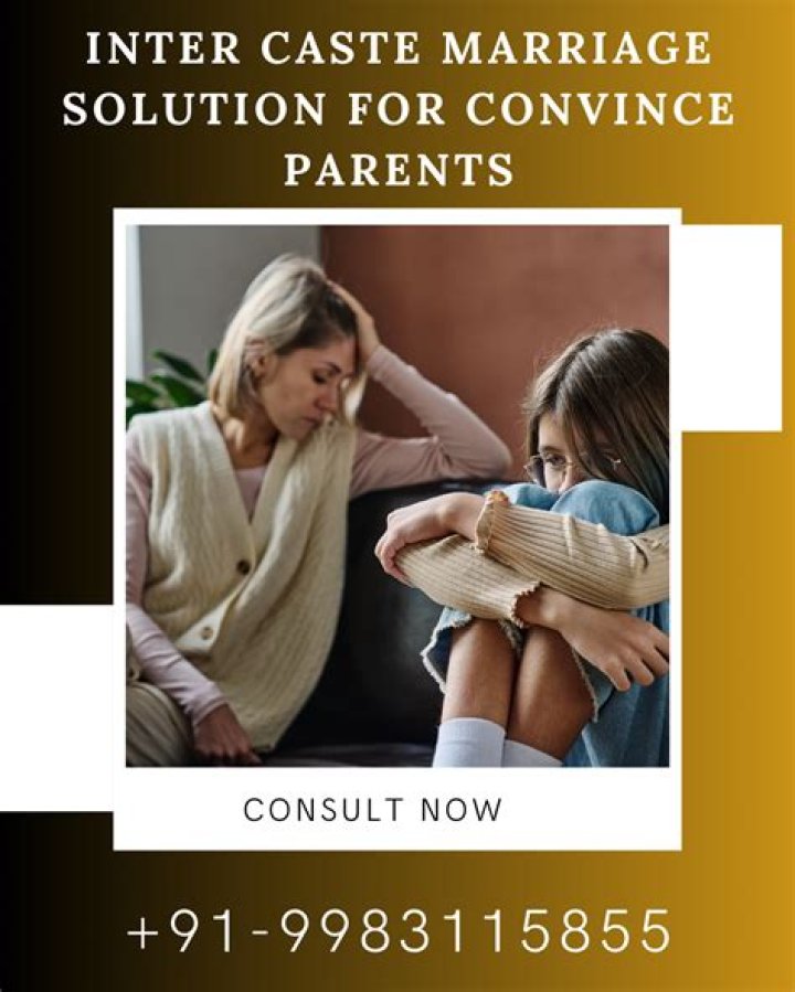 How can I convince my parents for inter caste marriage in India?