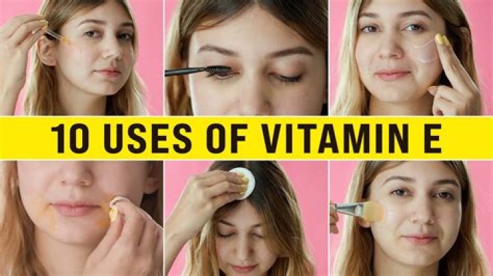 How can I use vitamin E on my face at home?