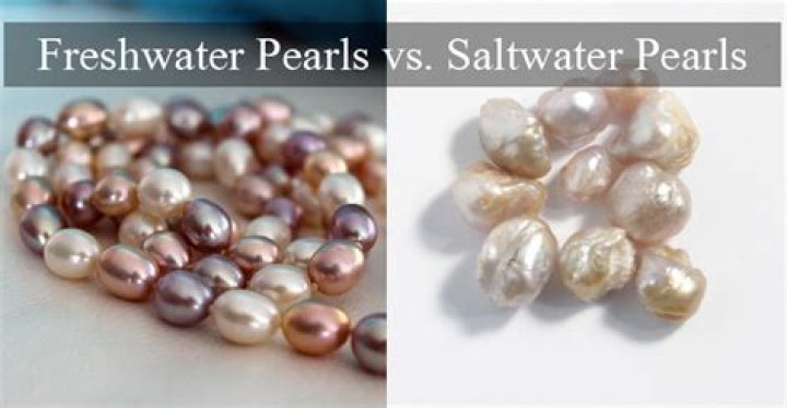 How can you tell saltwater pearls from freshwater pearls?