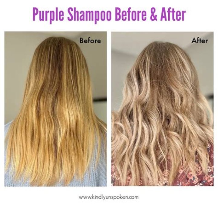 How do you apply evenly purple shampoo?