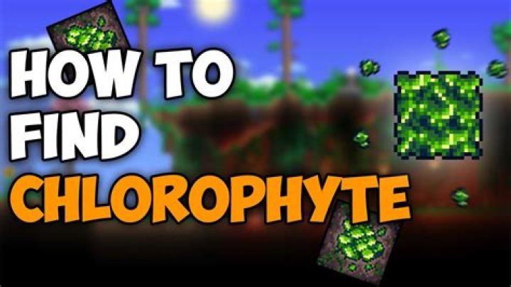 How do you break Chlorophyte?