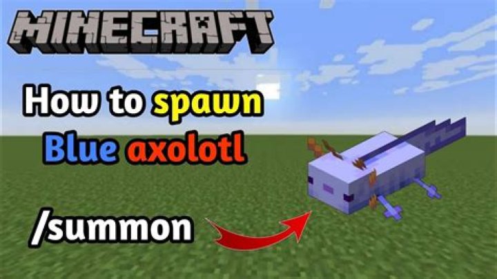 How do you make a blue axolotl switch in Minecraft?