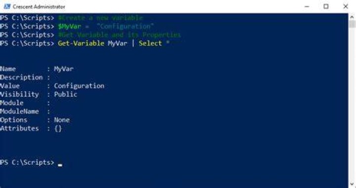 How do you read a variable value in PowerShell?