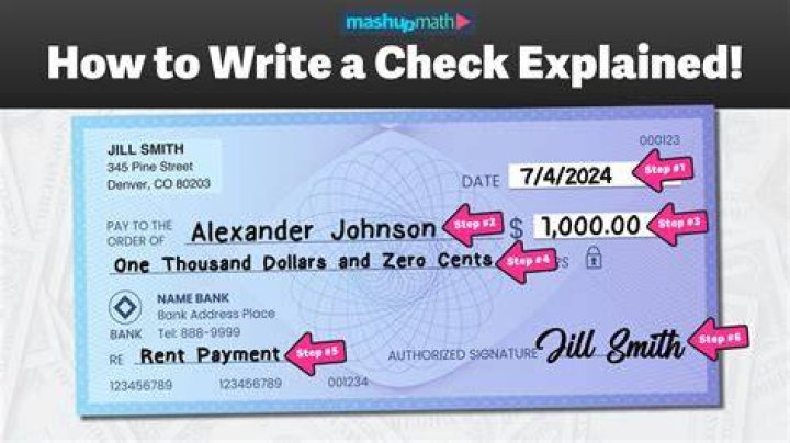 How do you write a check for thousands of dollars?