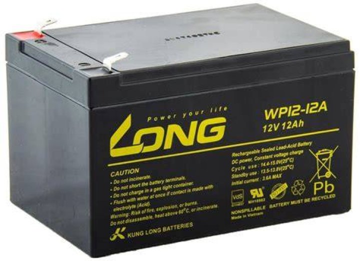 How long will a 12V 12ah battery last?