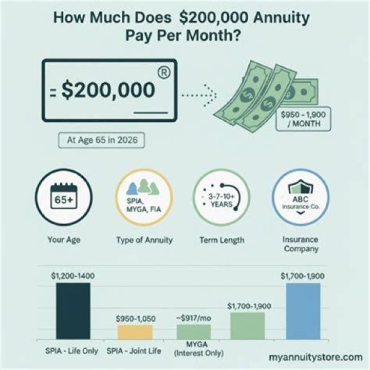 How much does a 100000 annuity pay per month?