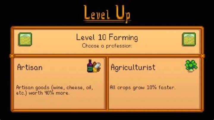Is artisan or agriculturist better Stardew?