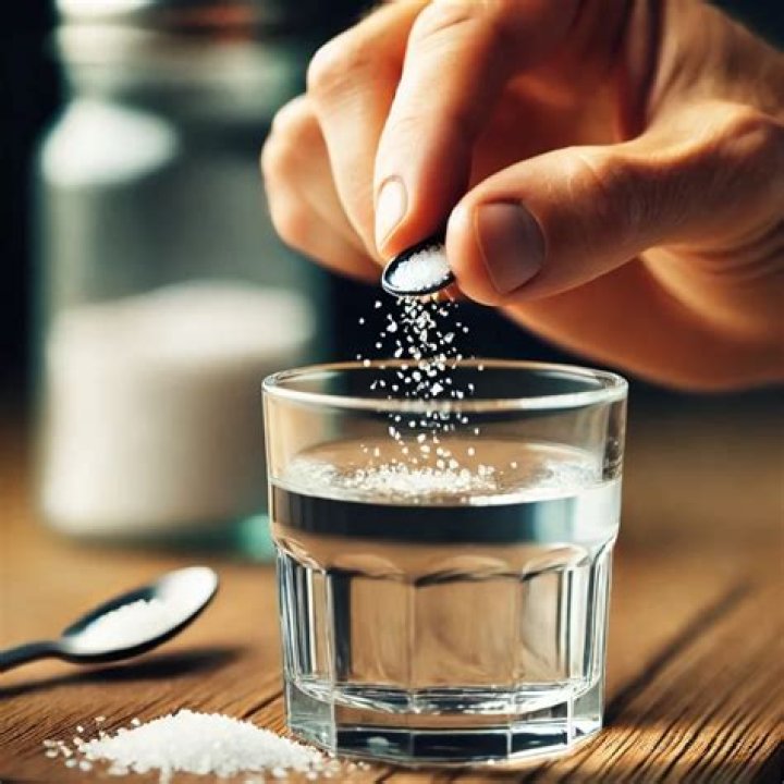 Is putting salt in your water good?