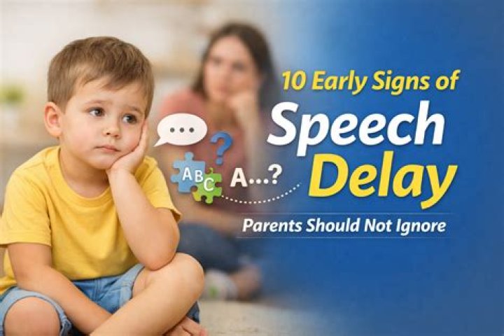 Is speech delay normal?