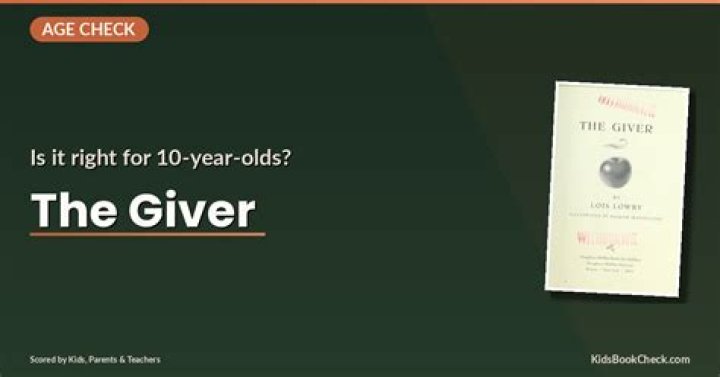 Is the book The Giver appropriate for 12 year olds?
