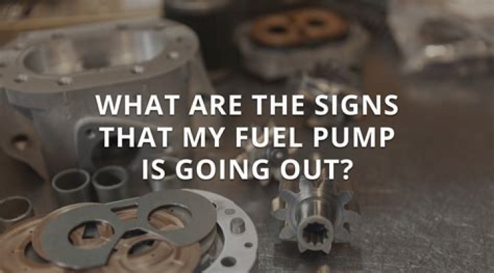 What are signs that your oil pump is going out?