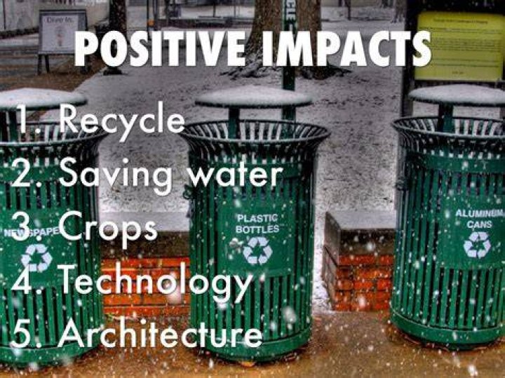 What are some positive impacts humans have on the environment?