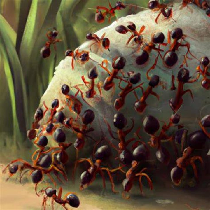 What do ants do when the Queen dies?