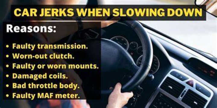 What does it mean when your car jerks while idling?
