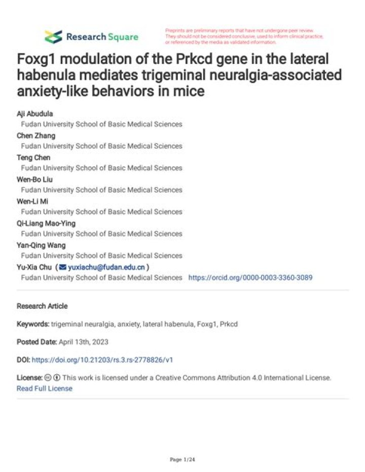What gene is associated with anxiety?