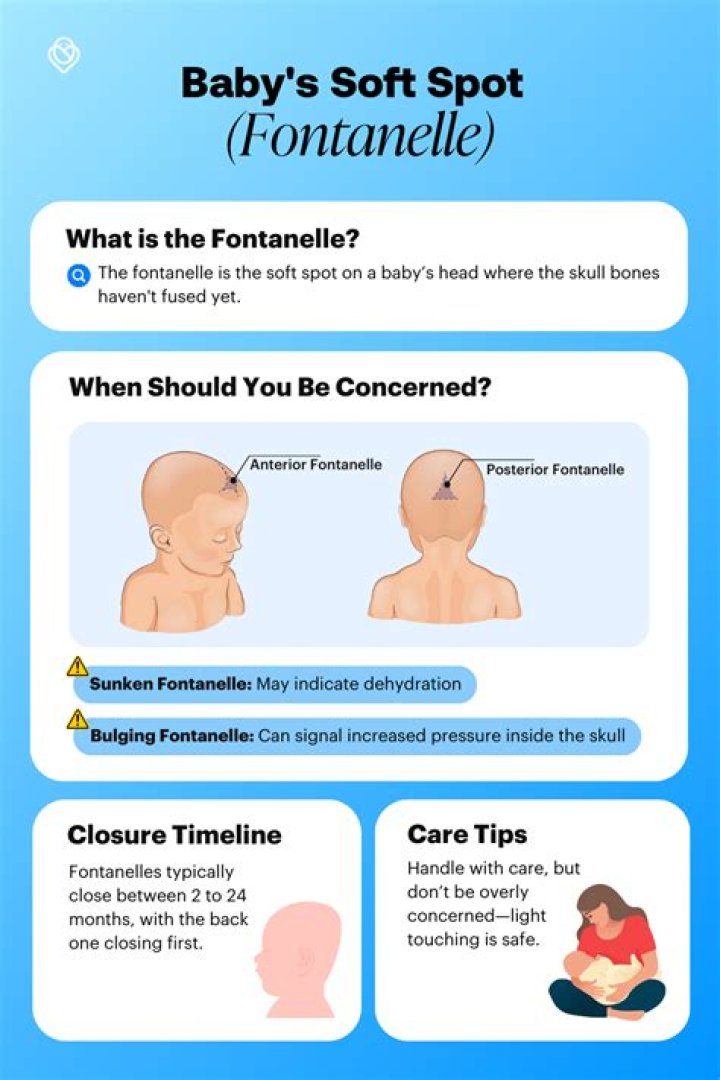 What happens if you accidentally touched baby's soft spot?