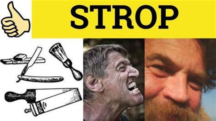 What is a strop slang?