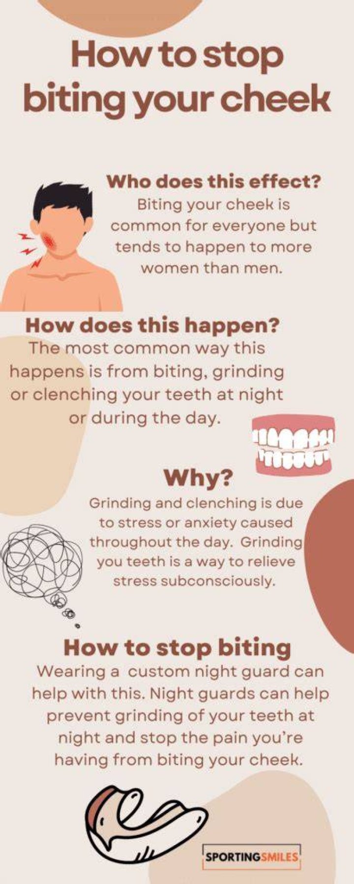 What is biting my neck at night?
