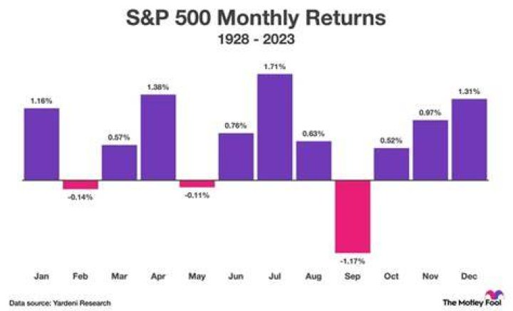 What is the average monthly return on the stock market?