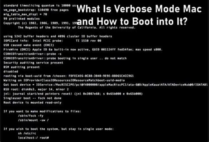 What verbose booting?