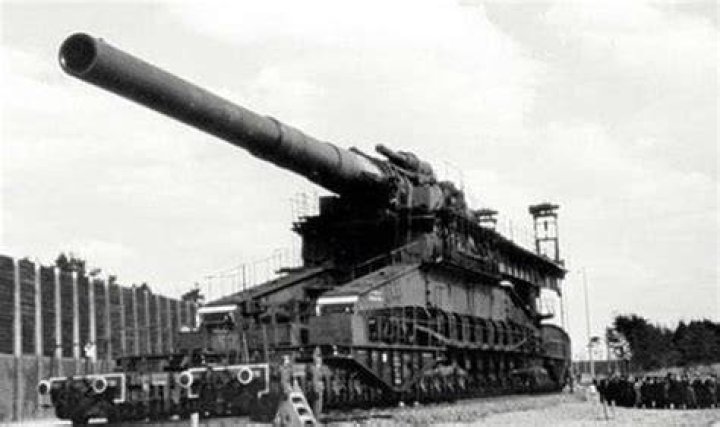 What was Hitler's big gun?
