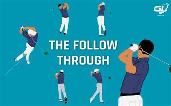 Why do I not follow through with my golf swing?