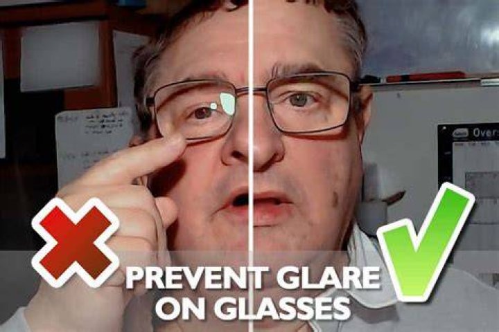 Why do my glasses glare on Zoom?