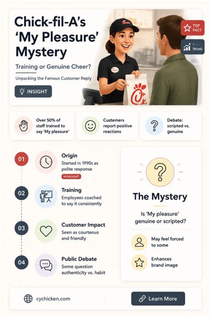 Why does Chick-fil-A Say My pleasure?