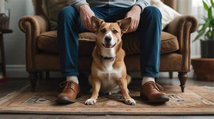 Why does my dog sit between me and my partner?