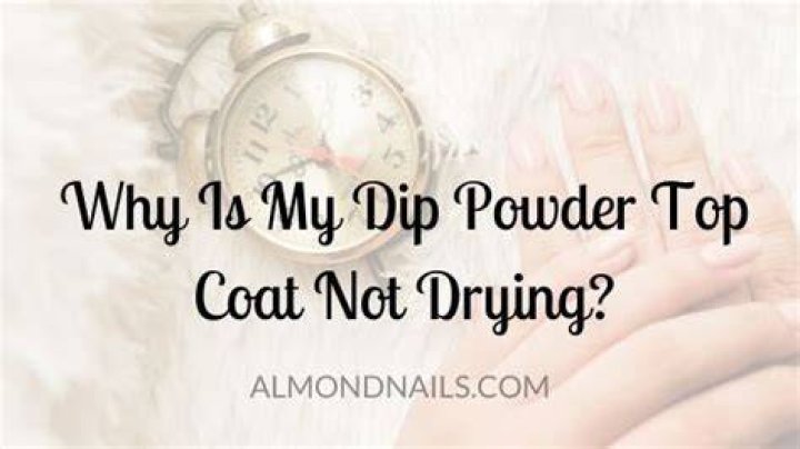 Why is my dip top coat not smooth?