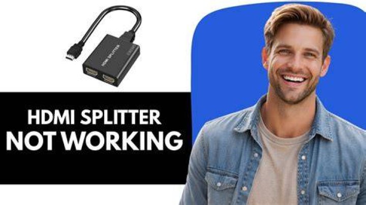 Why is my HDMI splitter not working?